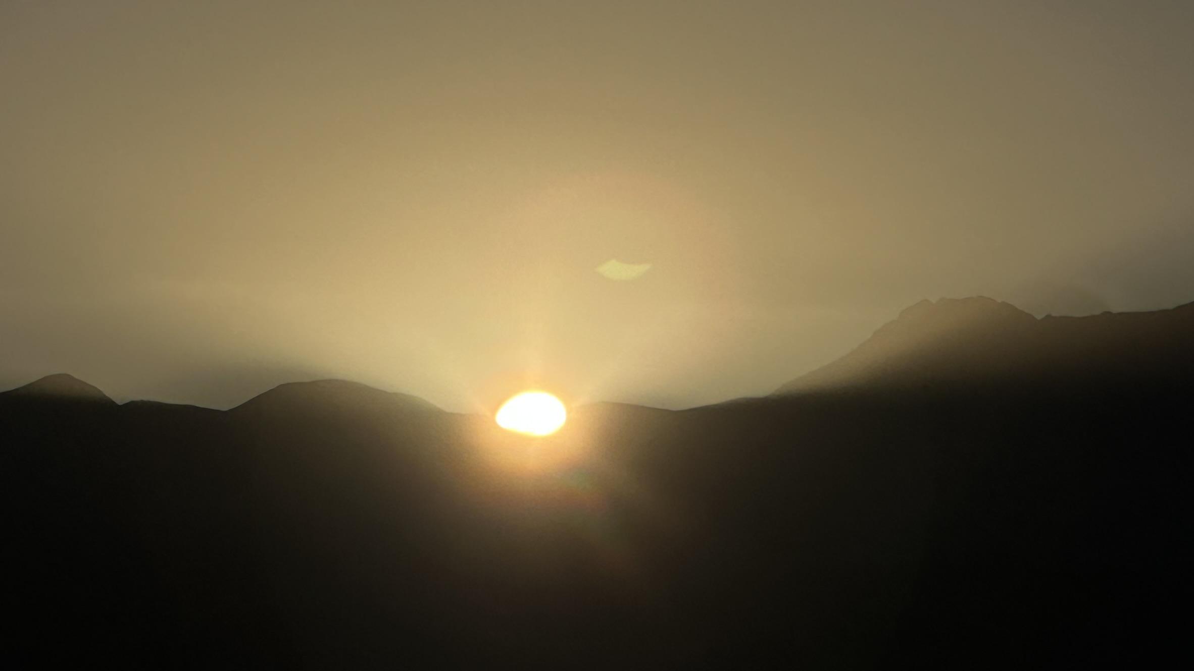 Atardecer en el desierto